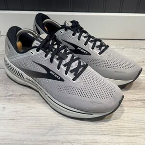Brooks Men's Adrenaline GTS 22  Gray Running Shoes Size 11 2E, 1103662E012 EUC